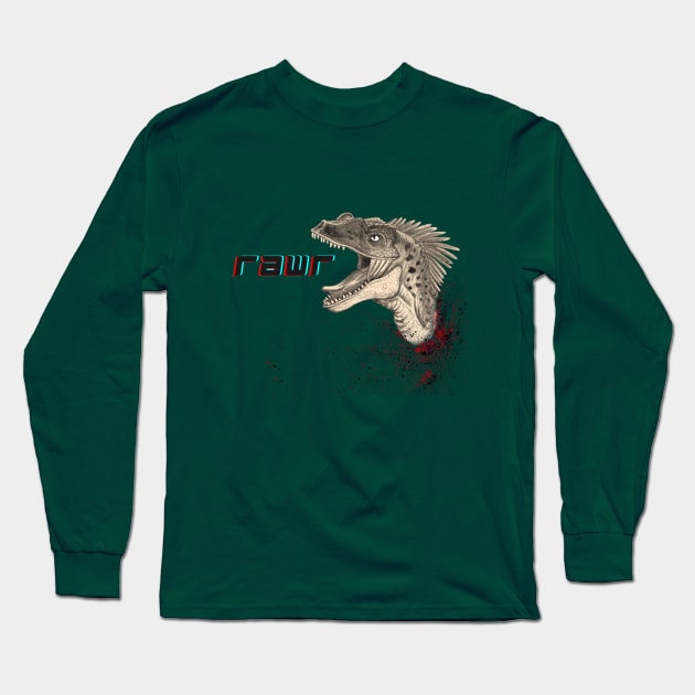 RAWR Long Sleeve T-Shirt by Robyn-Jade